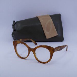 Loewe LW50074I 053 Cat Eye Eyeglasses - Blonde Havana 50mm